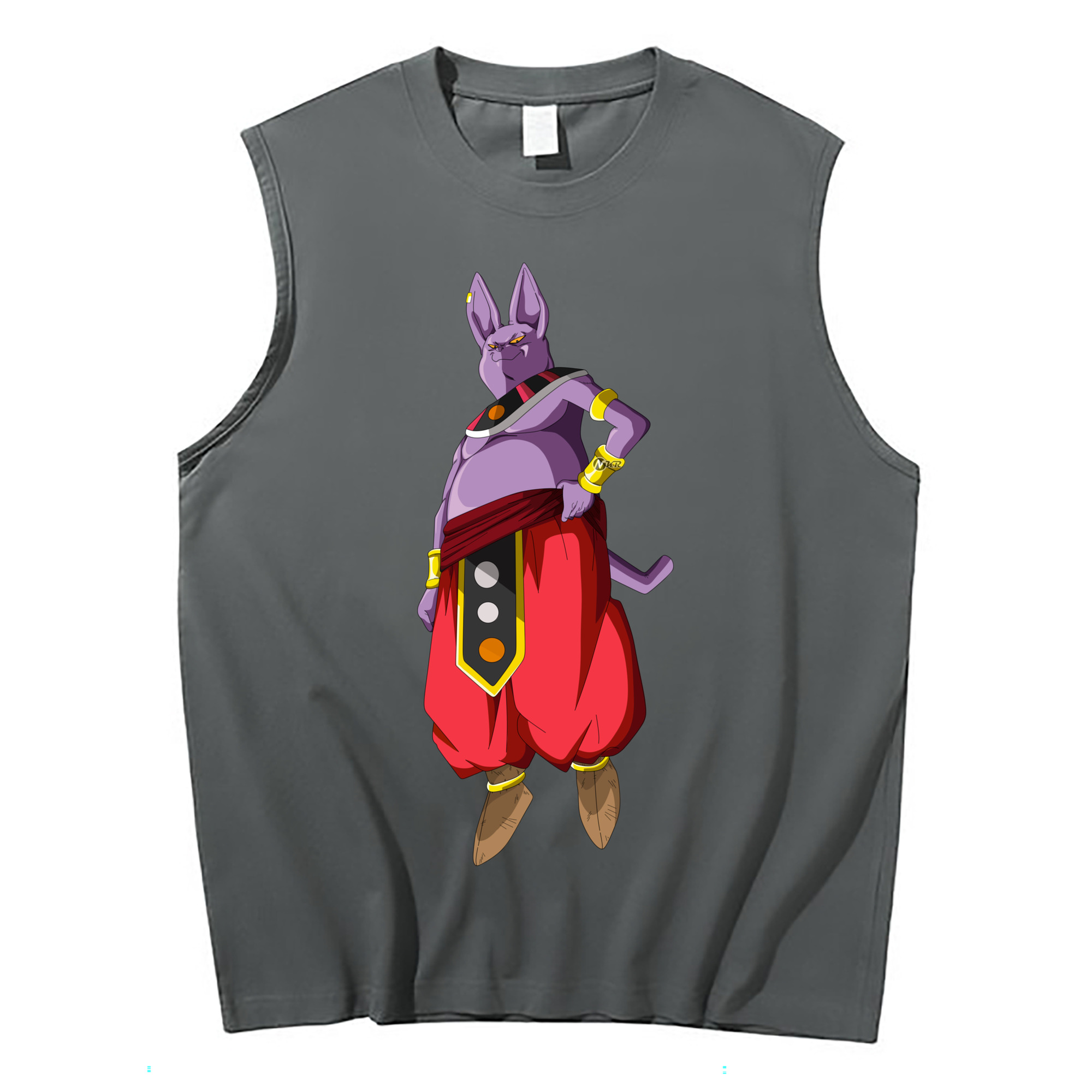 （画像用） ドラゴンボール シャンパ DRAGON BALL Champa コットン100％タンクトップ（フロントプリント）
